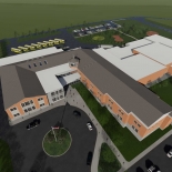 New school rendering from above